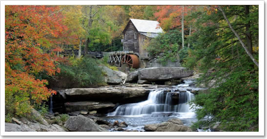 West Virginia river landscape 